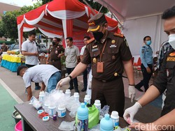 Kejari Serang Musnahkan Sabu hingga Ganja dari 119 Perkara