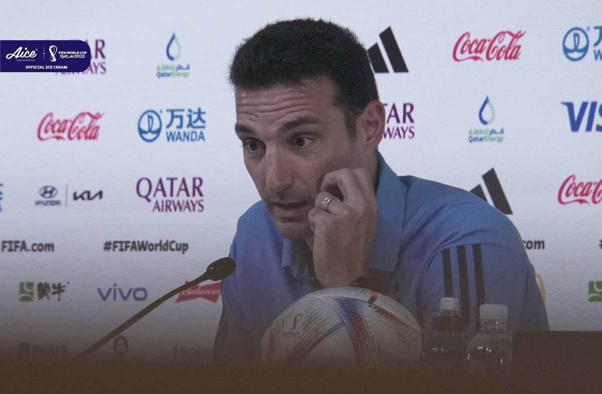 Pelatih Argentina, Lionel Scaloni (Foto: Lucas Aditya/detikSport)