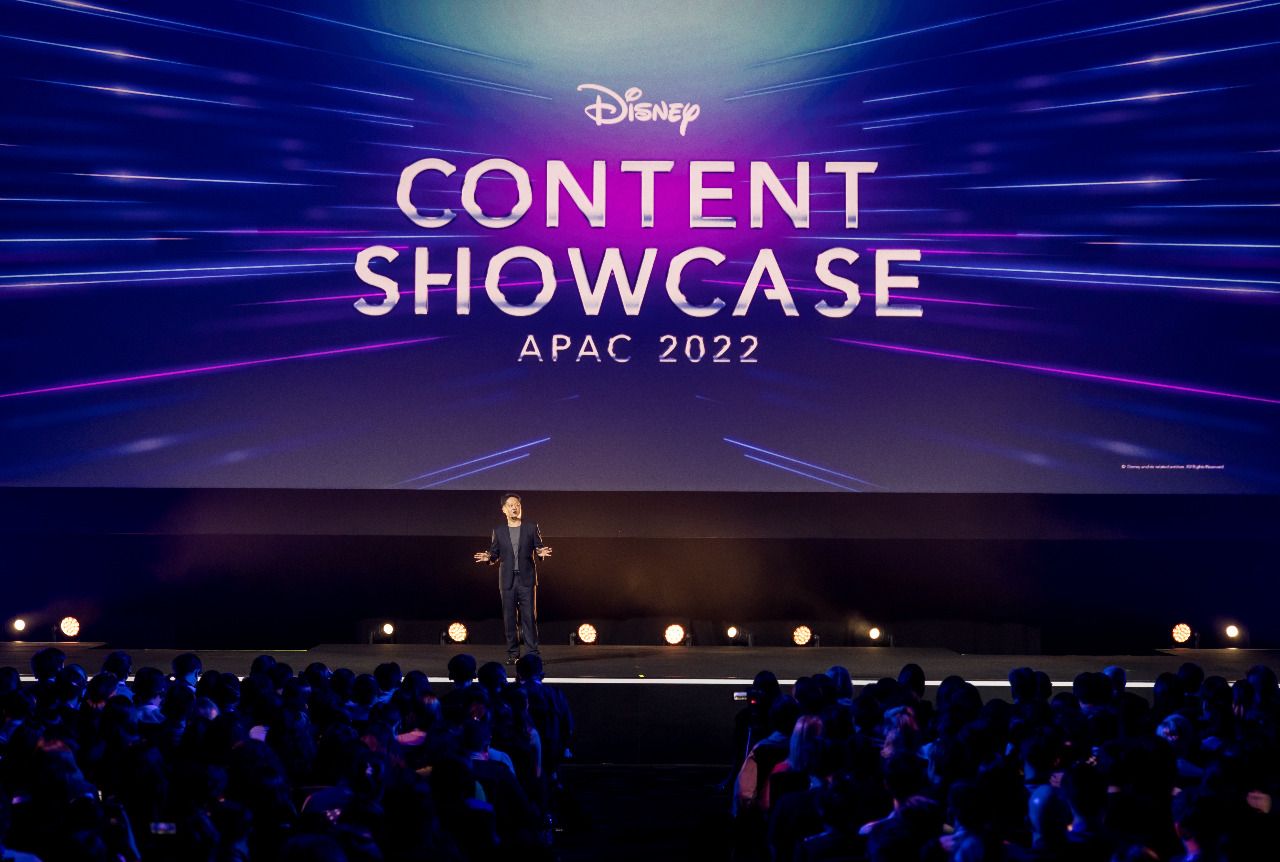 Luke Kang, President, The Walt Disney Company Asia Pacific opens the Disney Content Showcase in Singapore.
