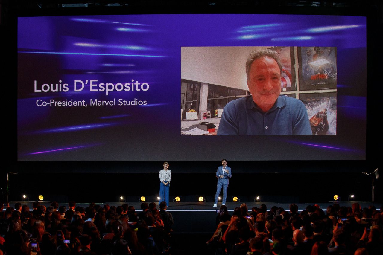 Luke Kang, President, The Walt Disney Company Asia Pacific opens the Disney Content Showcase in Singapore.