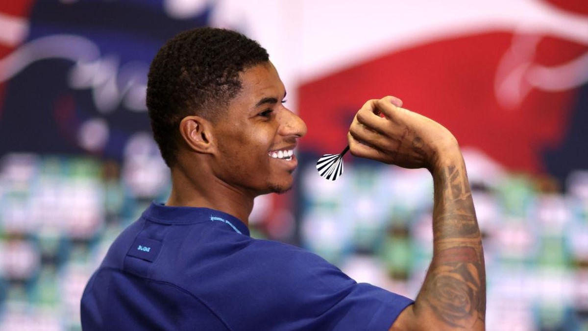 Marcus Rashford jadi starter di laga Wales vs Inggris (Getty Images/Alex Pantling)