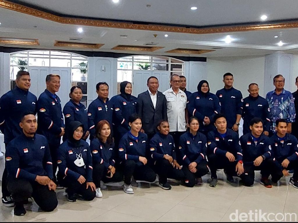 Lepas Tim Angkat Besi ke Kolombia, Ini Pesan Menpora ke Eko Yuli dkk Lepas Tim Angkat Besi ke Kolombia, Ini Pesan Menpora ke Eko Yuli dkk