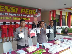 Polresta Barelang Gagalkan Peredaran 26,5 Kg Sabu