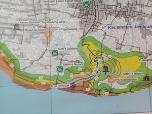 3 Desa di Jembrana Zona Merah Tsunami, Gedung Evakuasi Bakal Dibangun 3 Desa di Jembrana Zona Merah Tsunami, Gedung Evakuasi Bakal Dibangun