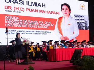 Orasi Ilmiah di Wisuda UBK, Ini Pesan Puan untuk Para Sarjana