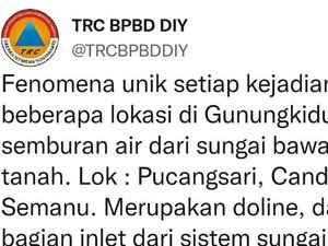 Heboh Air Menyembur dari Dalam Tanah di Gunungkidul, Ini Ceritanya Heboh Air Menyembur dari Dalam Tanah di Gunungkidul, Ini Ceritanya