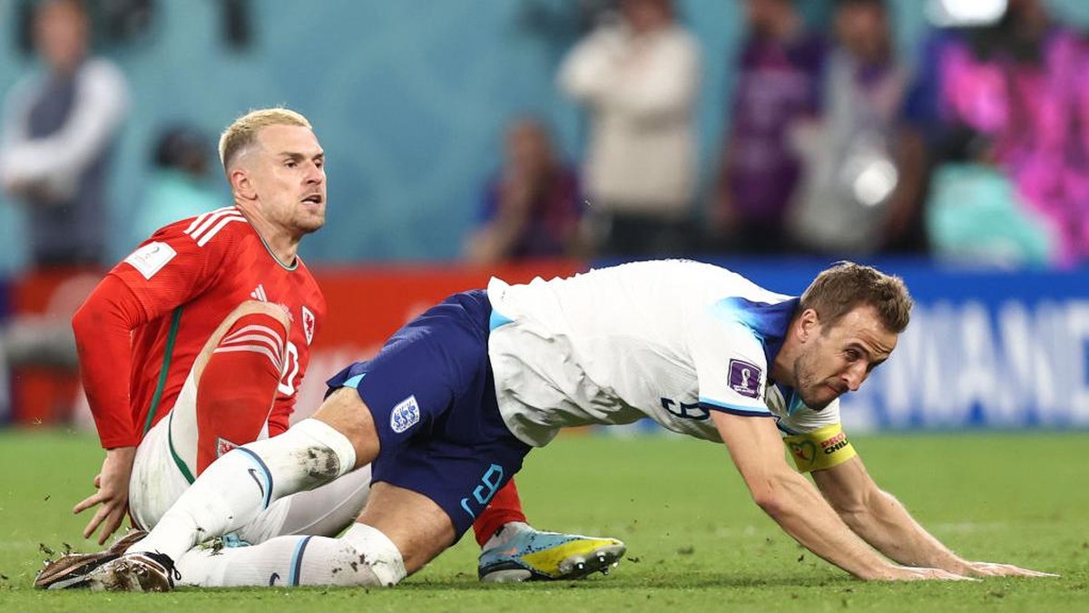 Wales vs Inggris tanpa gol di babak pertama (Getty Images/James Williamson - AMA)