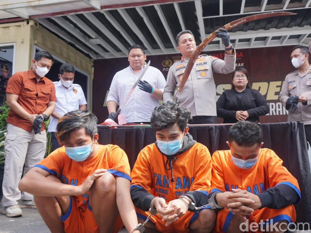 7 Anggota Gangster Gukgukguk Jadi Tersangka Penyerangan Pos Jaga di Surabaya