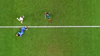 Ini gol Salem Al Dawsari saat injury time yang menggubur peluang Meksiko untuk lolos.