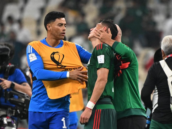 Soccer Football - FIFA World Cup Qatar 2022 - Group C - Saudi Arabia v Mexico - Lusail Stadium, Lusail, Qatar - November 30, 2022
Saudi Arabia's Salem Al-Dawsari looks dejected after being eliminated from the World Cup REUTERS/Kai Pfaffenbach