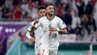 Maroko juga mengikuti jejak Nigeria, yang menjadi tim Afrika berstatus pemuncak grup Piala Dunia 2022. Pada 1998, Nigeria juga lolos dengan berada di posisi teratas grupnya.  Jeroen van den Berg/Soccrates/Getty Images  