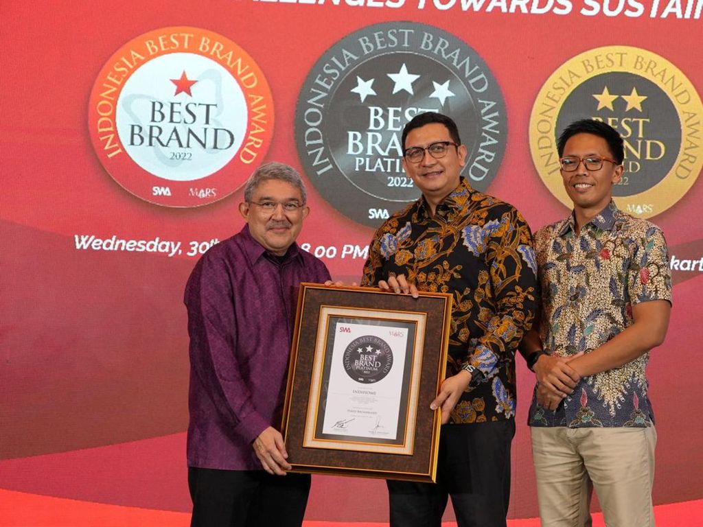IndiHome Raih Indonesia Best Brand Awards 2022 Kategori Fixed Broadband
