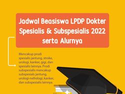 Jadwal Beasiswa LPDP Dokter Spesialis & Subspesialis 2022