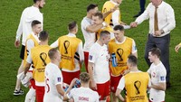 Keberhasilan Polandia lolos tak lepas dari kegagalan Meksiko menang besar atas Arab Saudi.