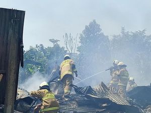 Api Sudah Padam, Penyebab Kebakaran Lapak di Kebon Jeruk Didalami Polisi