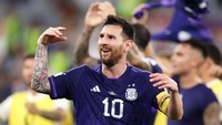 Messi sudah 10 shots on target (Getty Images)