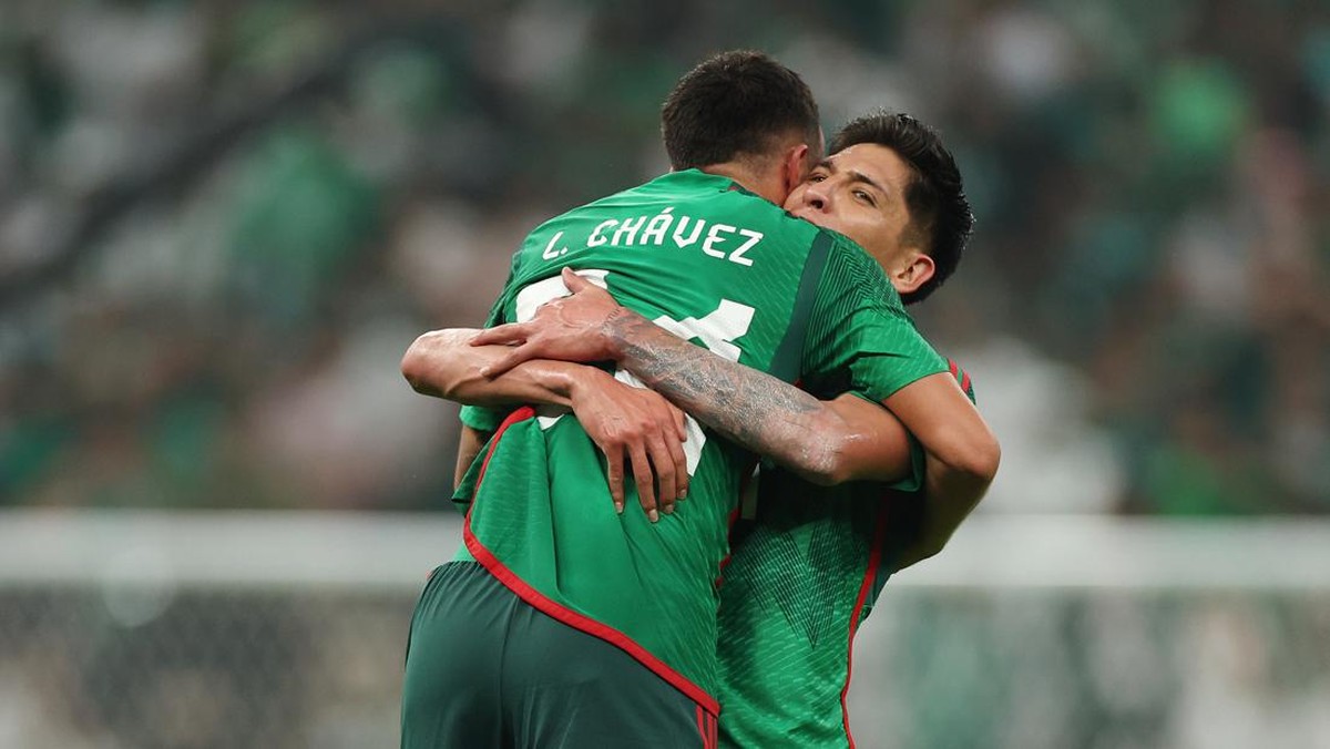 Arab Saudi vs Meksiko. (Foto: FIFA via Getty Images/Patrick Smith - FIFA)