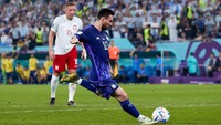 Tidak biasa-biasanya Lionel Messi membukukan rekor buruk dalam kariernya. Tapi, dia baru saja melakukannya di Piala Dunia 2022. Juan Luis Diaz/Quality Sport Images/Getty Images  