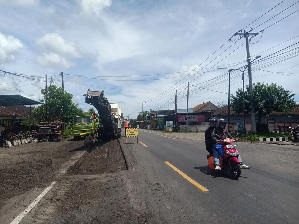 BPJN Ungkap Penyebab Jalan Berlubang di Jalur Maut Denpasar-Gilimanuk