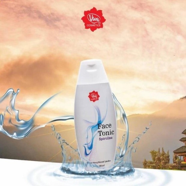 Viva Face Tonic berfungsi untuk menyegarkan kulit setelah mencuci muka