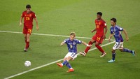 Di babak kedua, barulah Jepang bangkit. Ritsu Doan mencetak gol di menit ke-48 usai tembakan jarak jauhnya gagal ditepis sempurna oleh kiper Spanyol, Unai Simon.