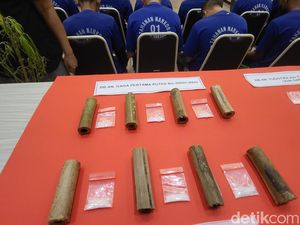 Modus Pengedar di Sukabumi Selipkan Sabu di Bilah Bambu