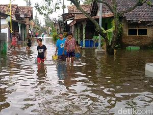 Banjir Rob Genangi 8 Desa di Kabupaten Pekalongan