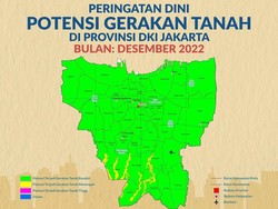 Tanah di 10 Daerah Jaksel dan Jaktim Berpotensi Bergerak, Apa Pemicunya?