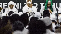 Dihadiri Habib Rizieq, Massa Reuni 212 Penuhi Masjid At-tin