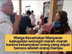 Geger Emak-emak Wonogiri Marah Protes Bansos, Ini Cerita di Baliknya