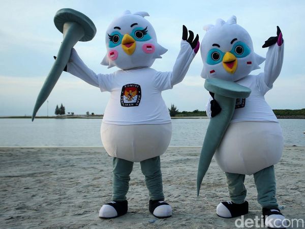 Jalak Bali Sura dan Sulu Jadi Maskot Pemilu 2024