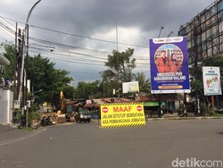 Info Sam, Jembatan Sudimoro Kota Malang Ditutup