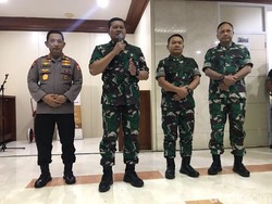 Yudo Konferensi Pers Bareng Kapolri-KSAD Usai Uji Calon Panglima TNI