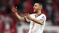 Bermain di Al Thumama Stadium, Kamis (1/12), Maroko unggul cepat lewat gol Hakim Ziyech di menit ke-4.