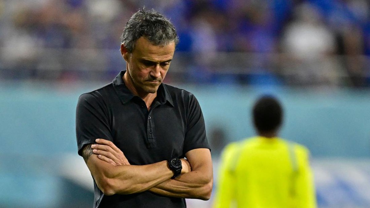 Pelatih Timnas Spanyol, Luis Enrique. (Foto: AFP via Getty Images/JAVIER SORIANO)
