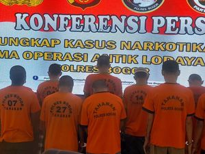 Polisi Ciduk 40 Tersangka Kasus Narkoba di Bogor Jelang Natal dan Tahun Baru