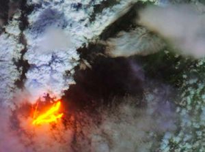 Dahsyat! Letusan Gunung Api Terbesar di Dunia Tampak dari Satelit