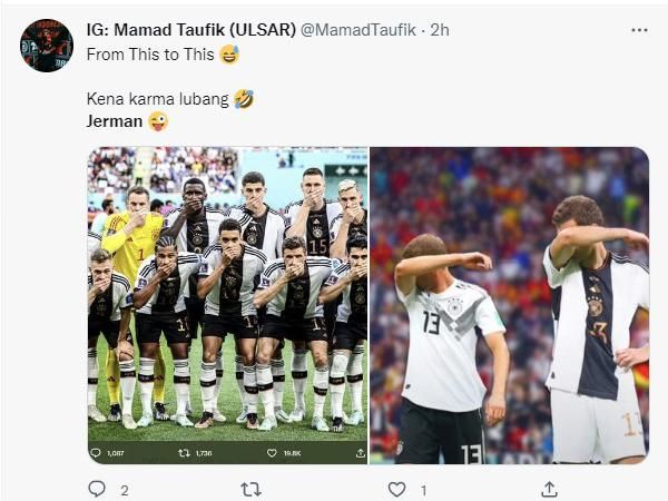 Meme Kocak Jerman Menang Tapi Nangis, Ditikung Spanyol hingga Kena Azab