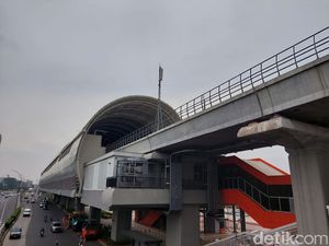 Wujud Terkini Stasiun LRT Jabodebek yang Siap Beroperasi 2023