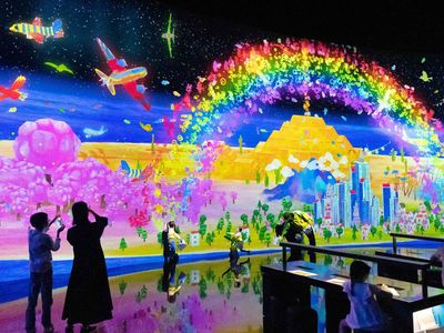 Foto: Karya Seni Digital Memukau di Marina Bay Sands
