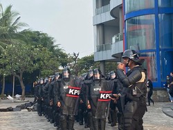 KPU Gelar Simulasi Penanganan Demo, Antisipasi Ricuh Pemilu 2024