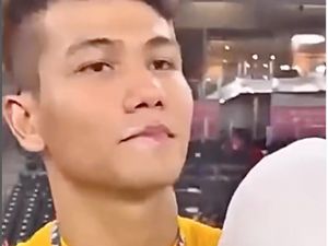 Viral Bikin Ngakak, Makeup Istri Pesepakbola Ini Nempel saat Dicium Suaminya