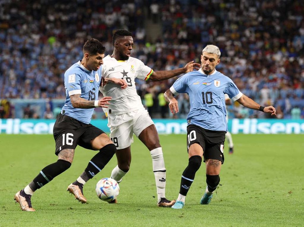 Ghana Vs Uruguay: La Celeste Menang 2-0 tapi Tersingkir
