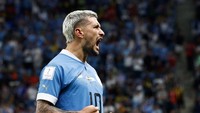 Kegagalan penalti Ghana memberi angin ke Uruguay. Mereka bisa unggul lima menit berselang dari Giorgian de Arrascaeta pada menit ke-26.