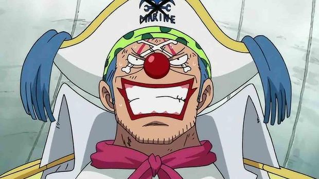 Karakter Buggy di anime One Piece.