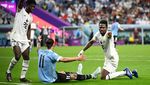 Ragam Ekspresi Suarez Cs, Termasuk Saat Ngamuk ke Wasit Piala Dunia