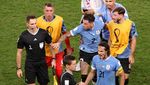 Ragam Ekspresi Suarez Cs, Termasuk Saat Ngamuk ke Wasit Piala Dunia