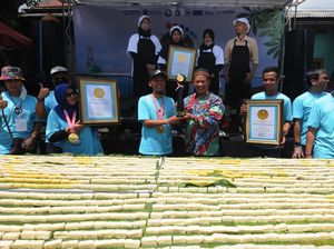 Penyajian Ribuan Gethuk di Kampung Singkong Salatiga, Pecahkan Rekor!