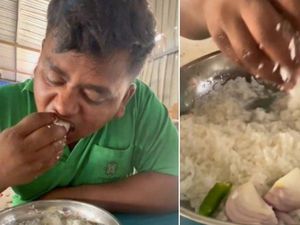 Kata Netizen Soal Pemuda Super Irit dengan Hanya Makan Nasi Garam Kata Netizen Soal Pemuda Super Irit dengan Hanya Makan Nasi Garam