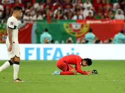 Ini adalah kelolosan pertama Korea Selatan dari fase grup Piala Dunia setelah selalu kandas di dua edisi sebelumnya. (Foto: Offside via Getty Images/Charlotte Wilson/Offside)